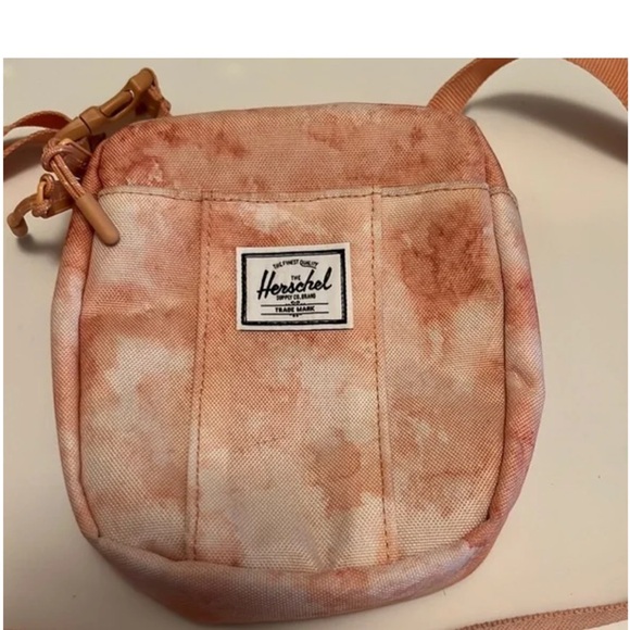 Herschel Supply Company Handbags - Herschel Supply Company Pink Crossbody Bag with Soft Fabric and Rounded Shape